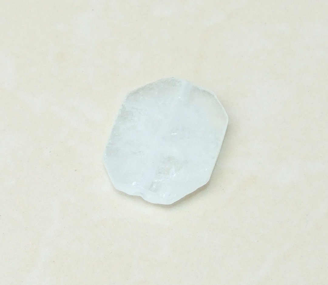 Aquamarine Stone, Loose Gemstones, Aquamarine Cabochon, Gemstone pendant, Natural Stone Beads, Aquamarine Pendant - 23mm x 31mm - 5522 - EDGBeadsandGems