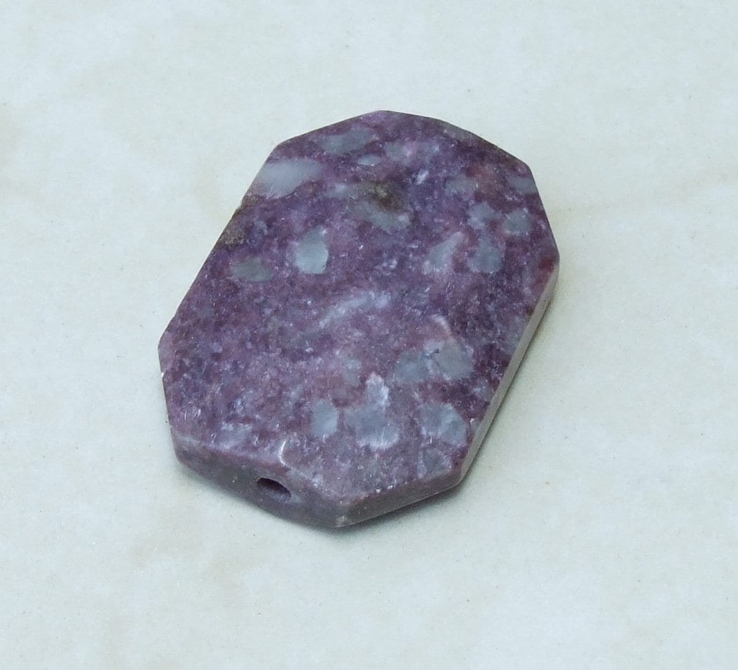 Purple Charoite Stone Loose, Natural Faceted Gems, Charoite Bead, Charoite Cabochon, Purple and Brown Charoite , Natural Stone Pendants 9904 - EDGBeadsandGems