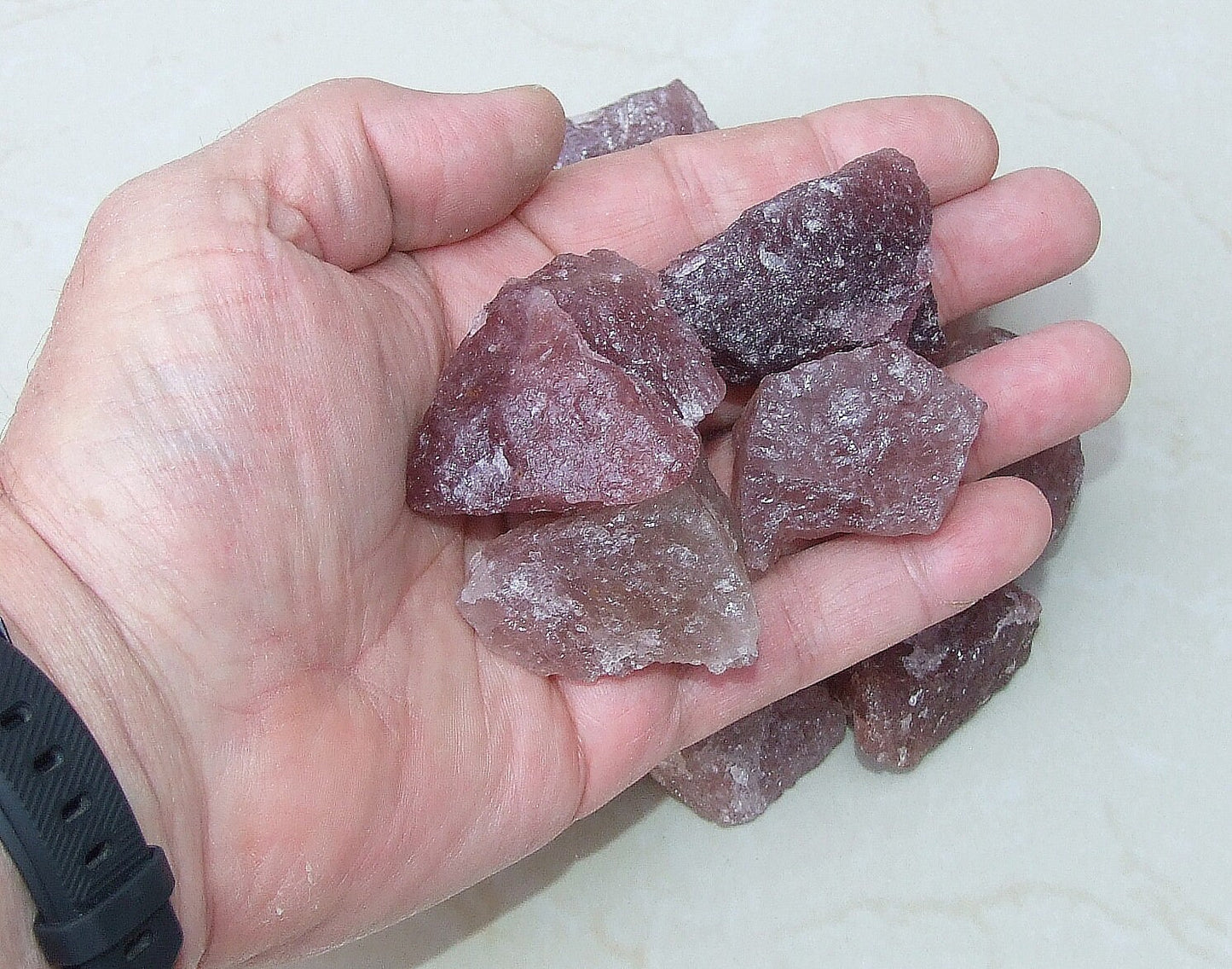 Raw Strawberry Quartz Rocks