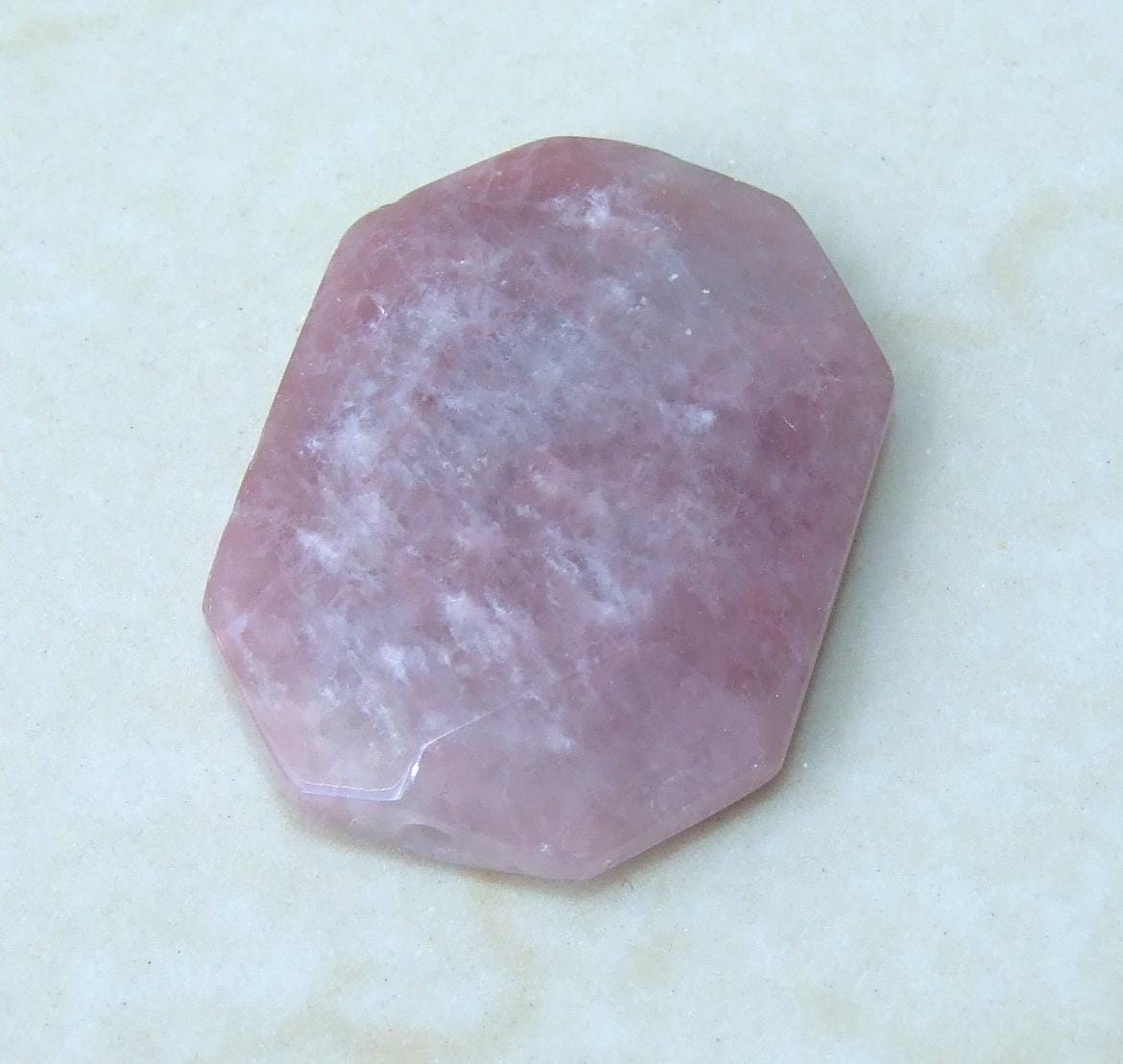 Purple Agate Slice Connector - Geode Slice Connector - Gold Plated Edge - Druzy - Gemstone Connector - Stone Connector- 35mm x 44mm - 5225 - EDGBeadsandGems