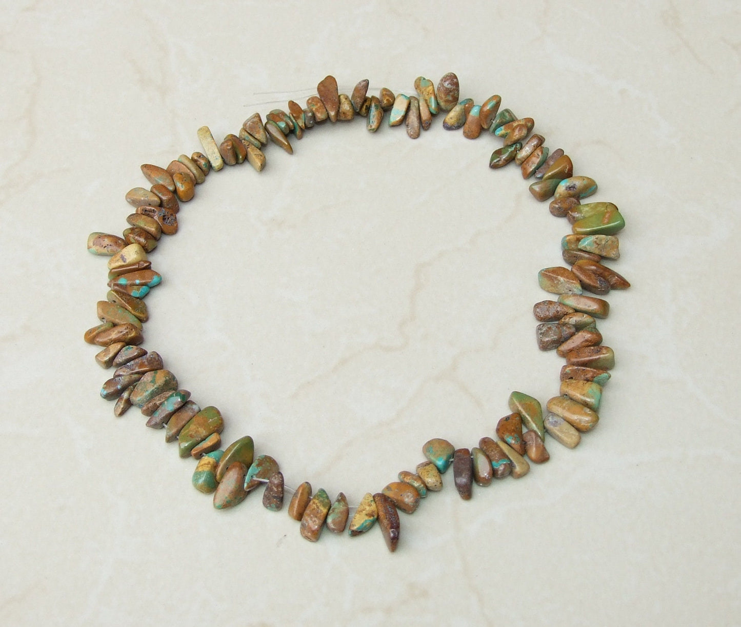 Genuine Natural Turquoise Chip Nuggets. - Turquoise Beads - Real Turquoise - Turquoise Stones - 8mm - 22mm - 16 inch Strand - 1305 - EDGBeadsandGems