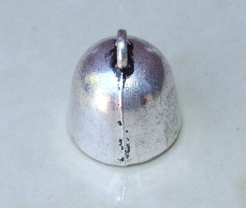 10 Tibetan Style Cord End - Half Round - Antique Silver Plated - Necklace Bracelet Cord End - 13mm x 13mm with 2mm Loop - EDGBeadsandGems