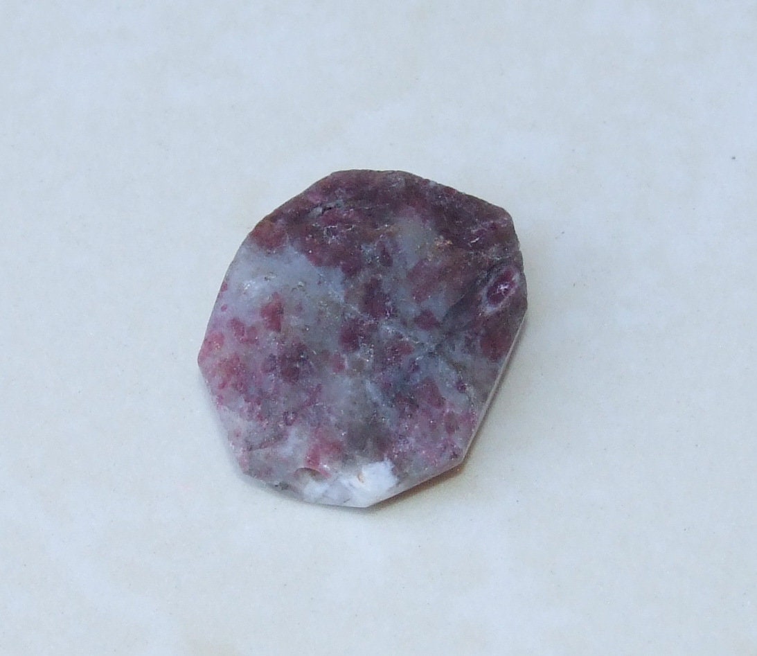 Red Tourmaline Stone Loose, Natural Faceted Gems, Red Tourmaline Bead, Red Tourmaline Cabochon, Tourmaline, Natural Stone Pendants, 5131 - EDGBeadsandGems