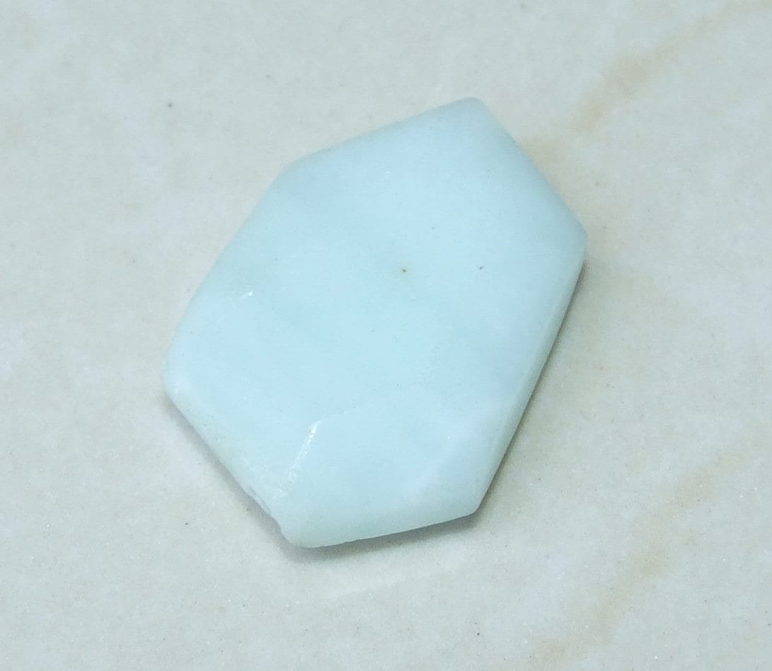 Small Amazonite Stones, Loose Gemstones, Amazonite Cabochon, Gemstone Beads Pendant, Single Stones, Amazonite Pendant, 19mm x 28mm 5806 - EDGBeadsandGems