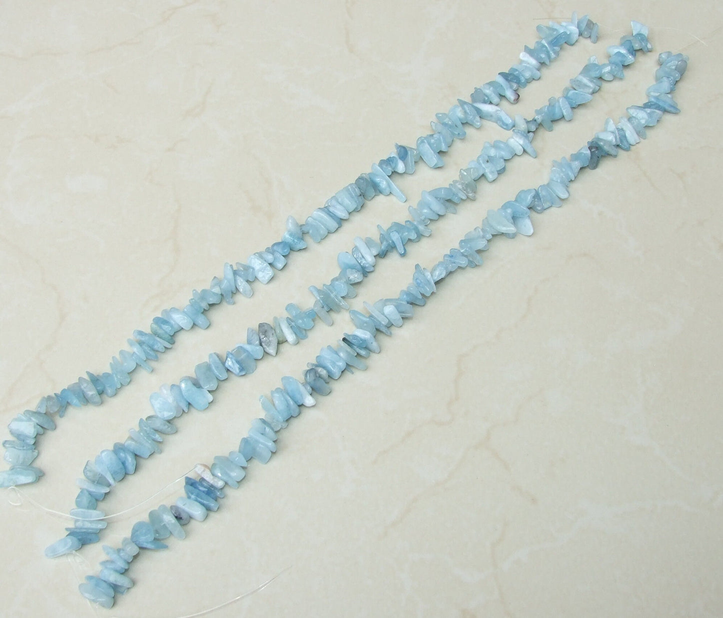 Aquamarine Chips, Polished Aquamarine, Aquamarine Beads, Gemstone Beads, Jewelry Stones, Natural Aquamarine, 15 inch Strand, 8mm - 20mm AM1 - EDGBeadsandGems