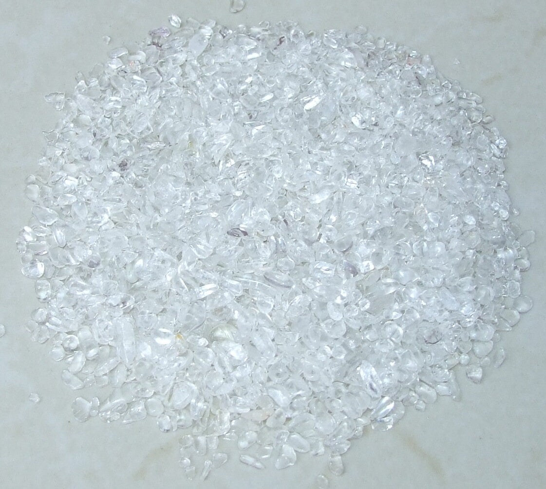 Tiny Gemstone Chips, Small Natural Quartz Crystals Chips, Undrilled Gemstone Beads, Loose Bulk Jewelry Stones Nuggets, 1.5 oz, 2mm to 7mm - EDGBeadsandGems