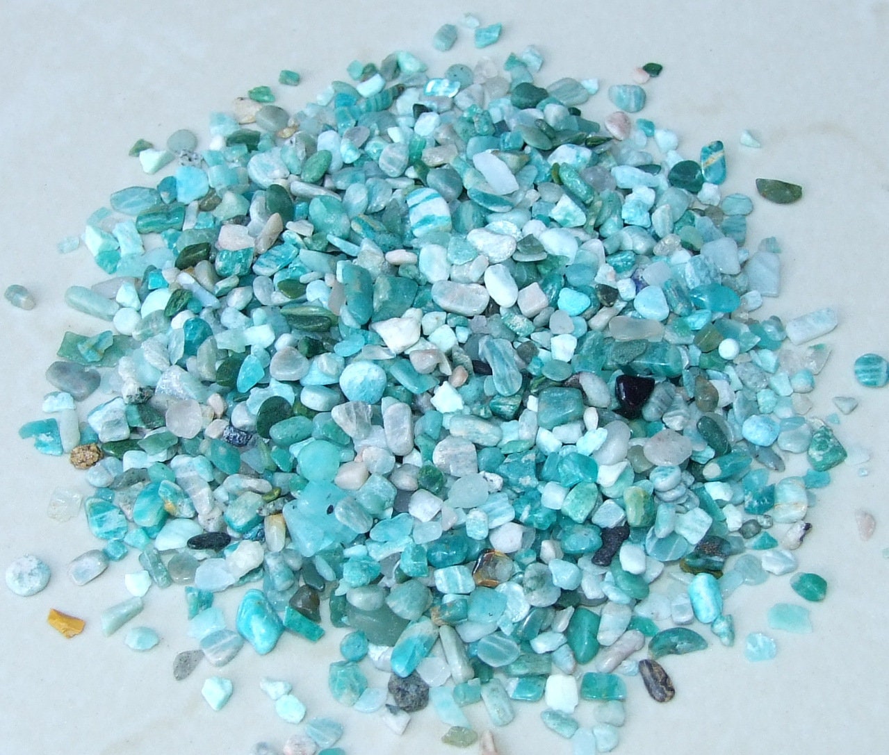 Tiny Polished Gemstone Chips, Small Natural Quartz Crystal Chips, Undrilled Gemstone Beads, Loose Bulk Jewelry Stones, 1.5 oz, 2mm to 7mm - EDGBeadsandGems