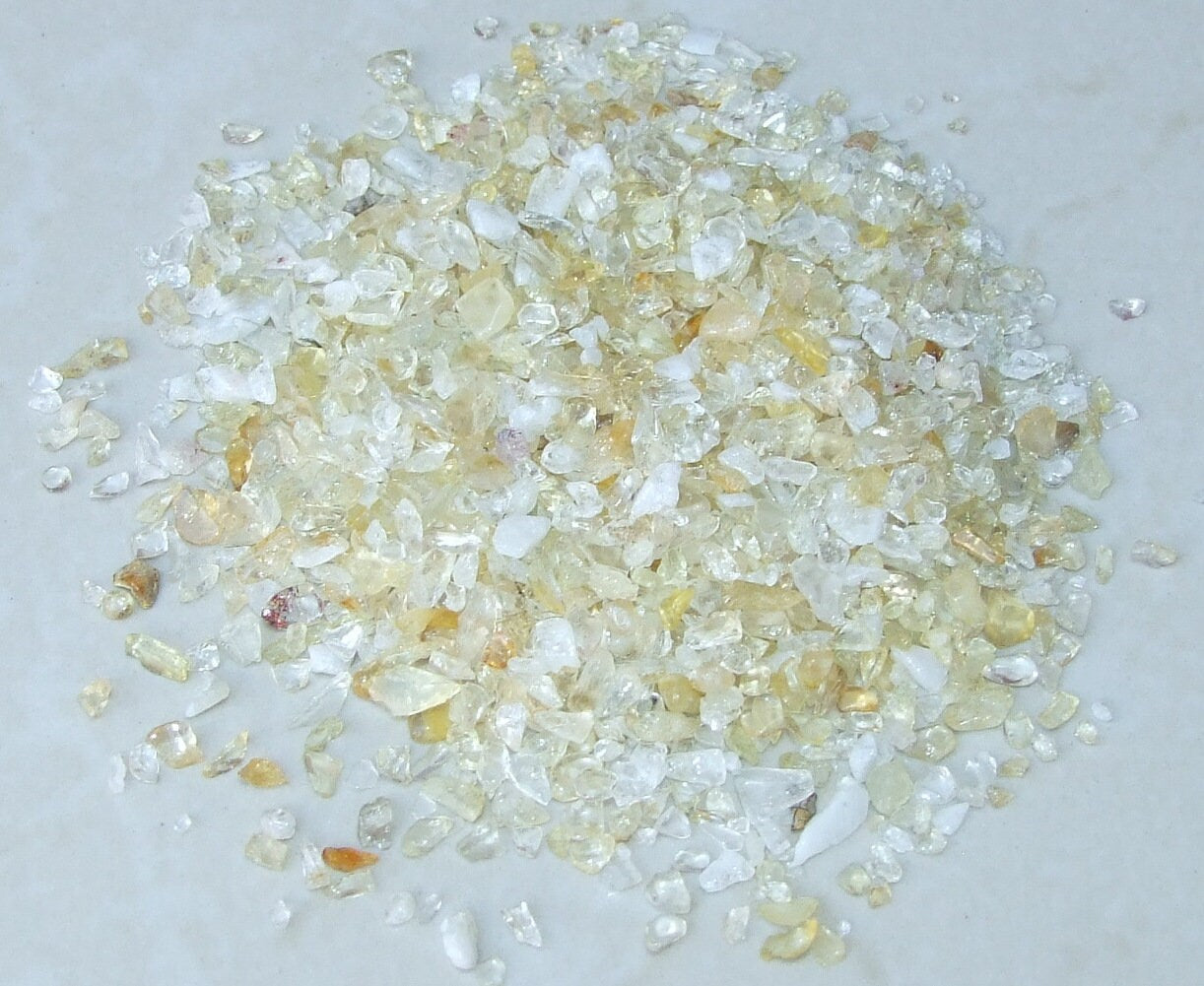 Tiny Gemstone Chips, Small Natural Quartz Crystals Chips, Undrilled Gemstone Beads, Loose Bulk Jewelry Stones Nuggets, 1.5 oz, 2mm to 7mm - EDGBeadsandGems