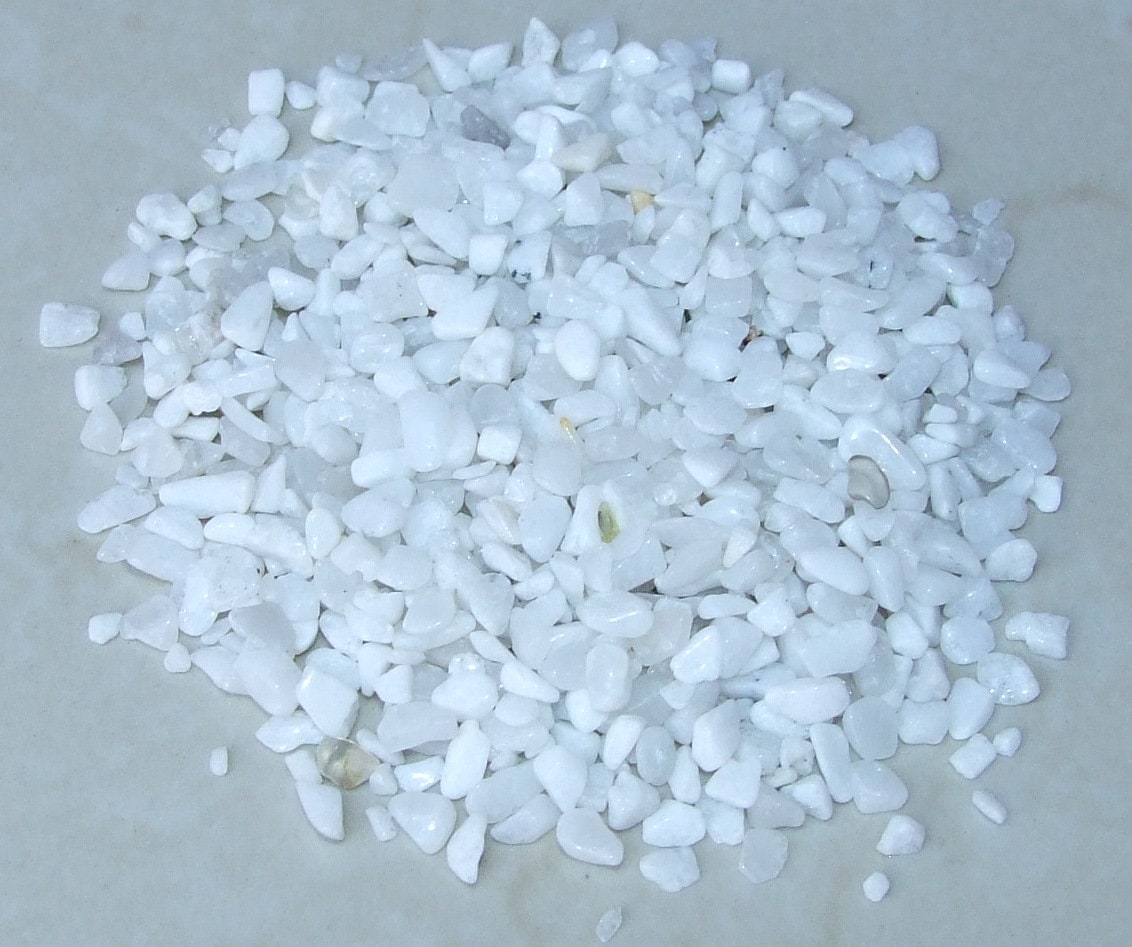 Tiny Polished Gemstone Chips, Small Natural Quartz Crystal Chips, Undrilled Gemstone Beads, Loose Bulk Jewelry Stones, 1.5 oz, 2mm to 7mm - EDGBeadsandGems