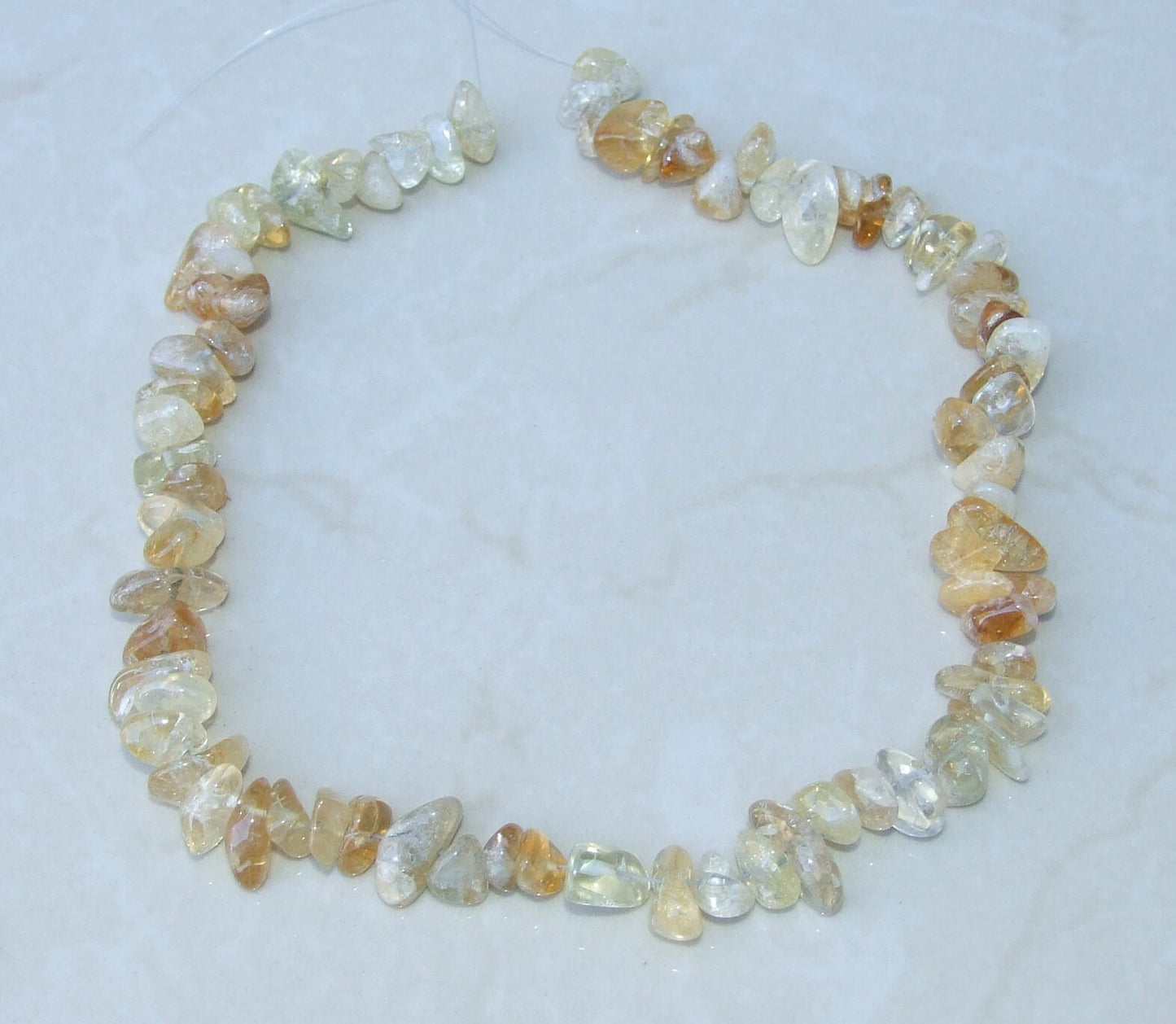 Citrine Nugget Beads, Gemstone Beads, Quartz Nuggets, Natural Citrine, Polished Citrine, Natural Gemstones, Full Strand - 9mm - 15mm - C10 - EDGBeadsandGems