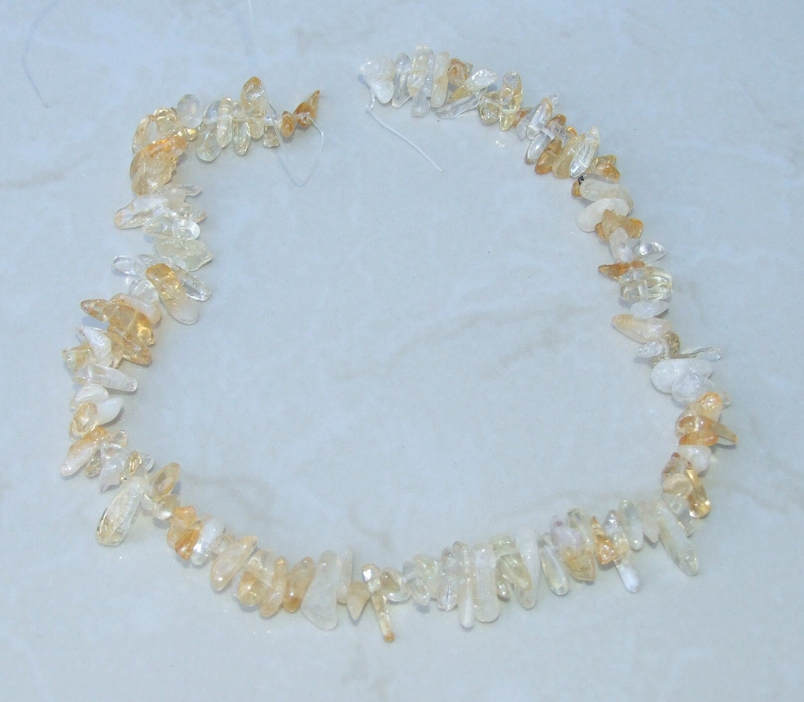 Citrine Nugget Chips, Gemstone Beads, Quartz Nuggets, Natural Citrine, Polished Citrine, Natural Gemstones, Full Strand - 9mm - 15mm - C11 - EDGBeadsandGems