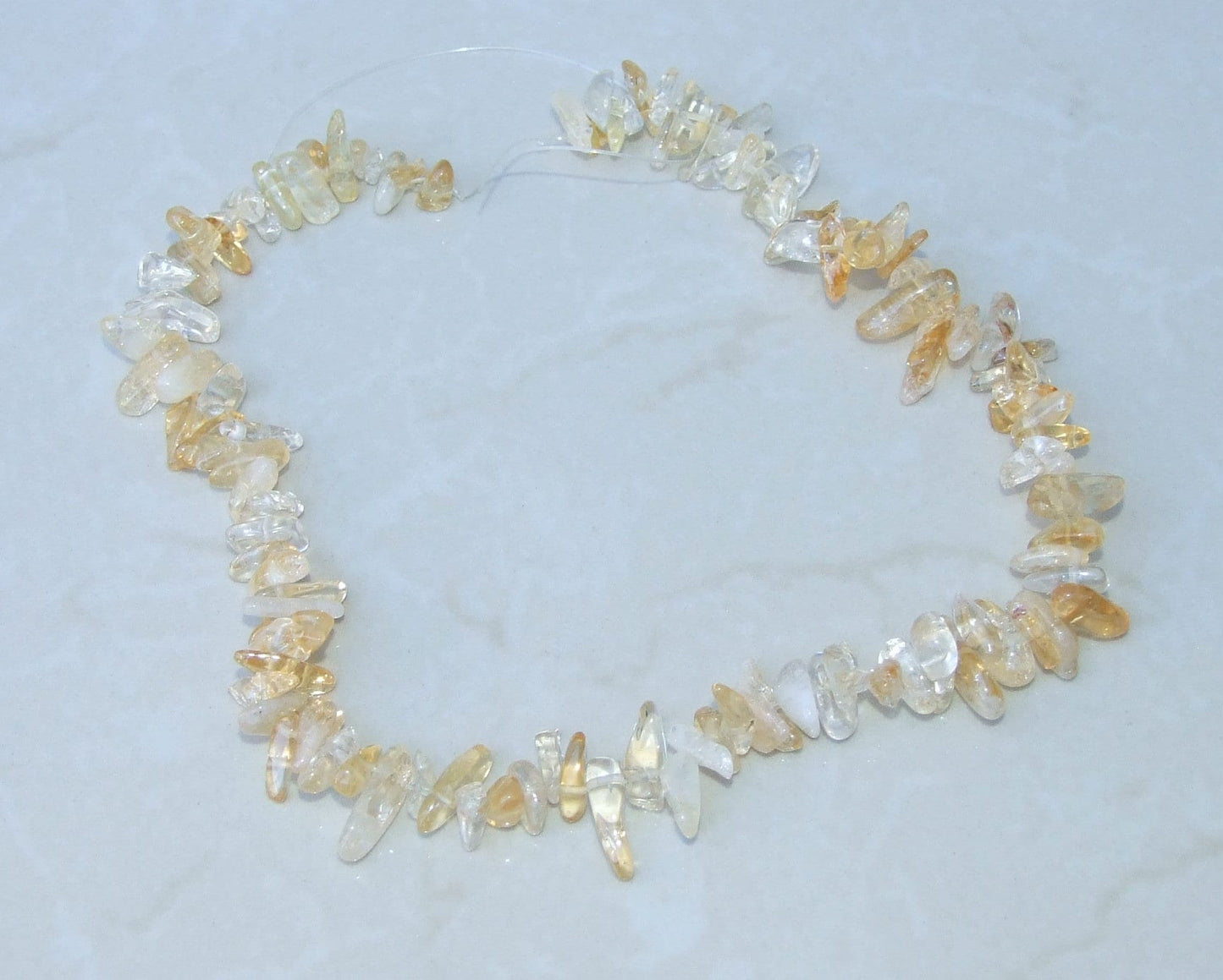 Citrine Nugget Chips, Gemstone Beads, Quartz Nuggets, Natural Citrine, Polished Citrine, Natural Gemstones, Full Strand - 9mm - 15mm - C11 - EDGBeadsandGems