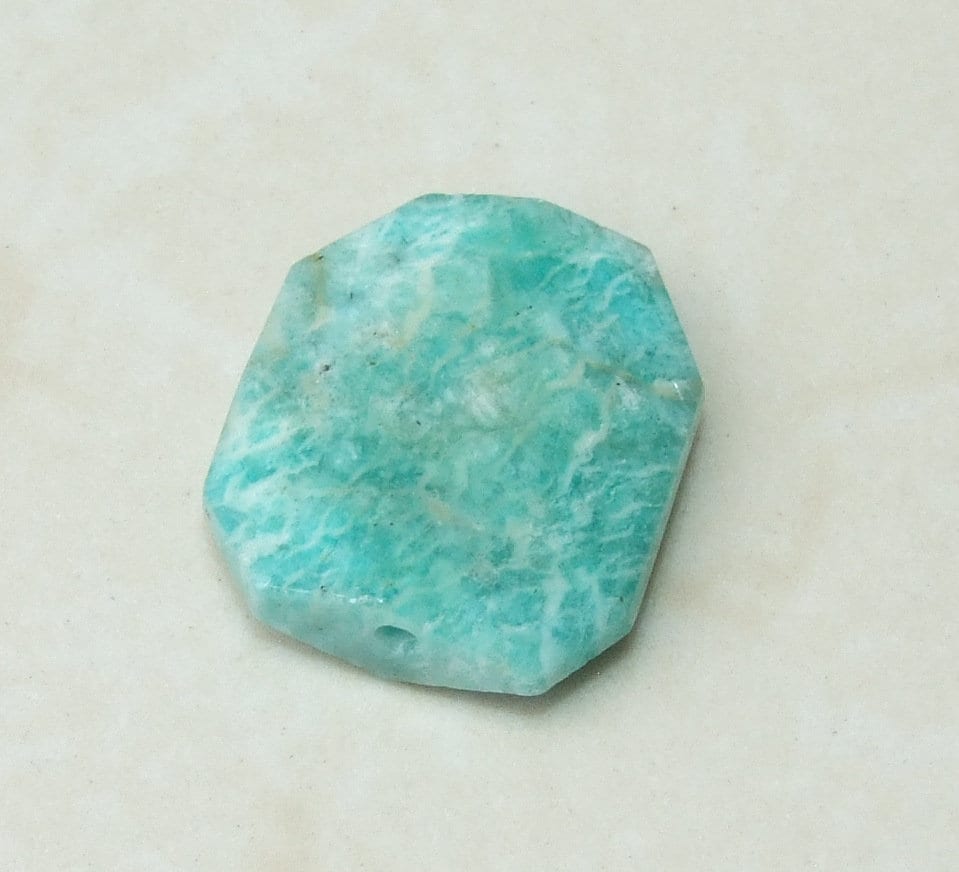 Amazonite Stones, Loose Gemstones, Amazonite Cabochon, Gemstone Pendant, Single Stones, Amazonite Pendant, Amazonite Beads, 23mm x 31mm 8727
