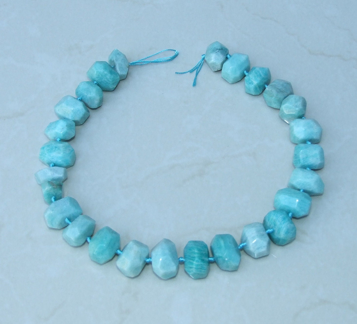 Amazonite Faceted Nugget, Gemstone Beads, Polished Amazonite, Amazonite Bead, Amazonite Pendant, Jewelry Stones, Half Strand - 18mm to 24mm - EDGBeadsandGems