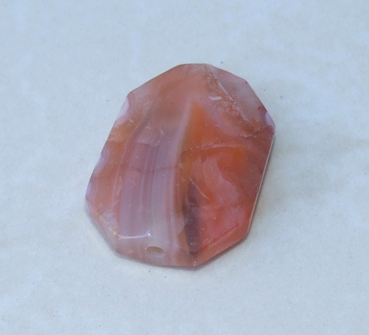 Red Agate Loose Jewelry Stone, Natural Faceted Gems, Agate Bead, Agate Cabochon, Red Agate, Natural Stone Pendants, Jewelry Stone, 9347 - EDGBeadsandGems
