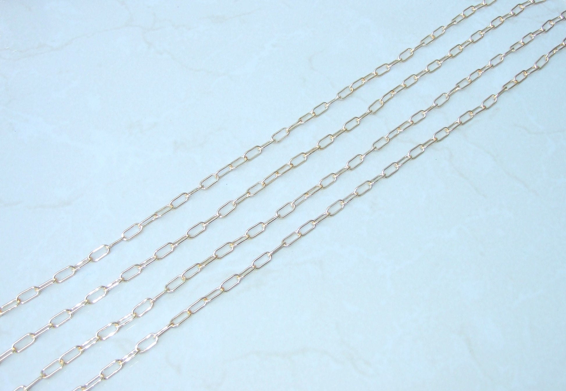 Paper Clip Chain, Oval C Link Cable Chain, Jewelry Chain, Necklace Chain, Body Chain, Bulk Chain, Jewelry Supplies, 12.5mm x 5.6mm, 09A-g - EDGBeadsandGems