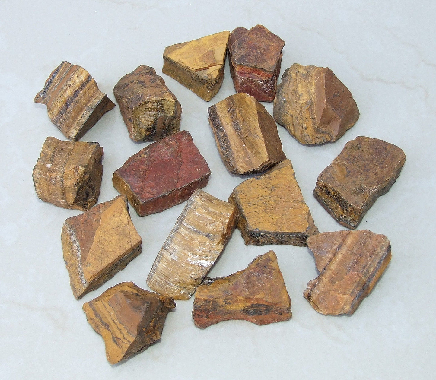 Raw Tiger Eye Gemstone Chunks