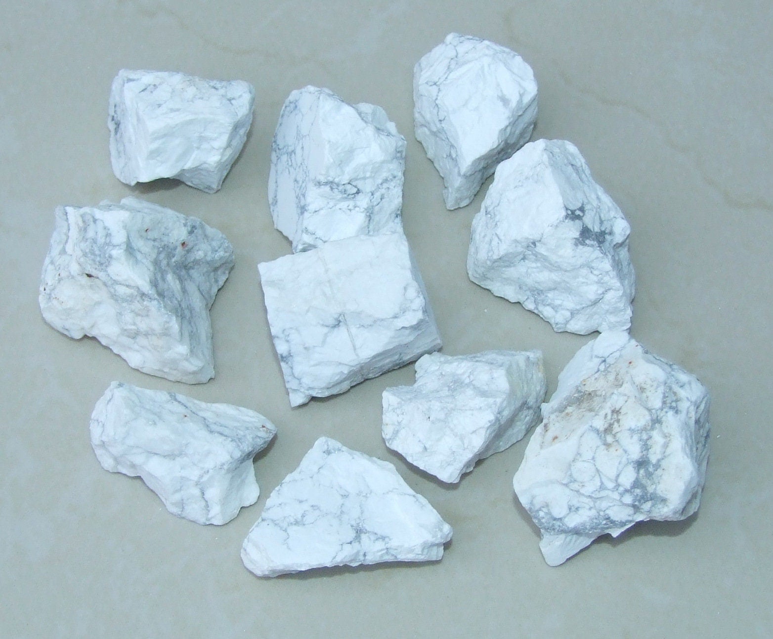 Howlite Gemstone Chunks