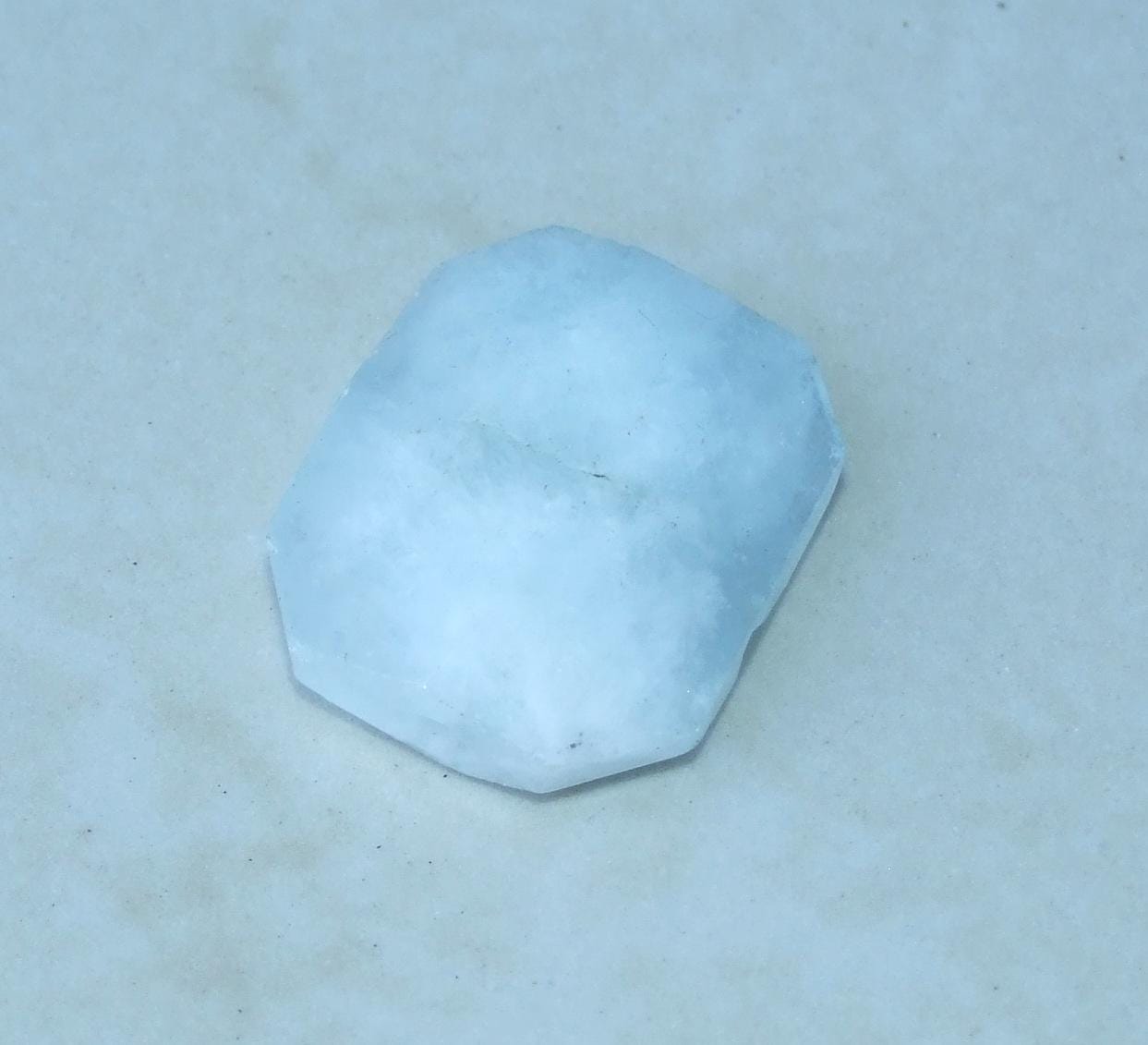 Morganite Stone - Natural Stone - Faceted Stones - Gemstone Beads - Pendant - Emerald Cut - Center Drilled - Boho - 23mm x 30mm - 2027 - EDGBeadsandGems