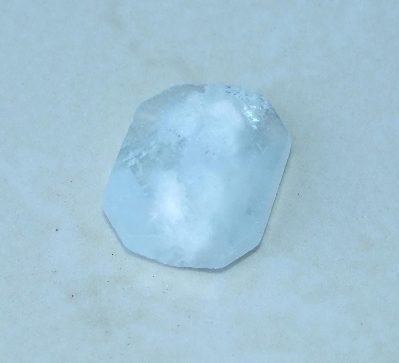Morganite Stone - Natural Stone - Faceted Stones - Gemstone Beads - Pendant - Emerald Cut - Center Drilled - Boho - 23mm x 30mm - 2032 - EDGBeadsandGems