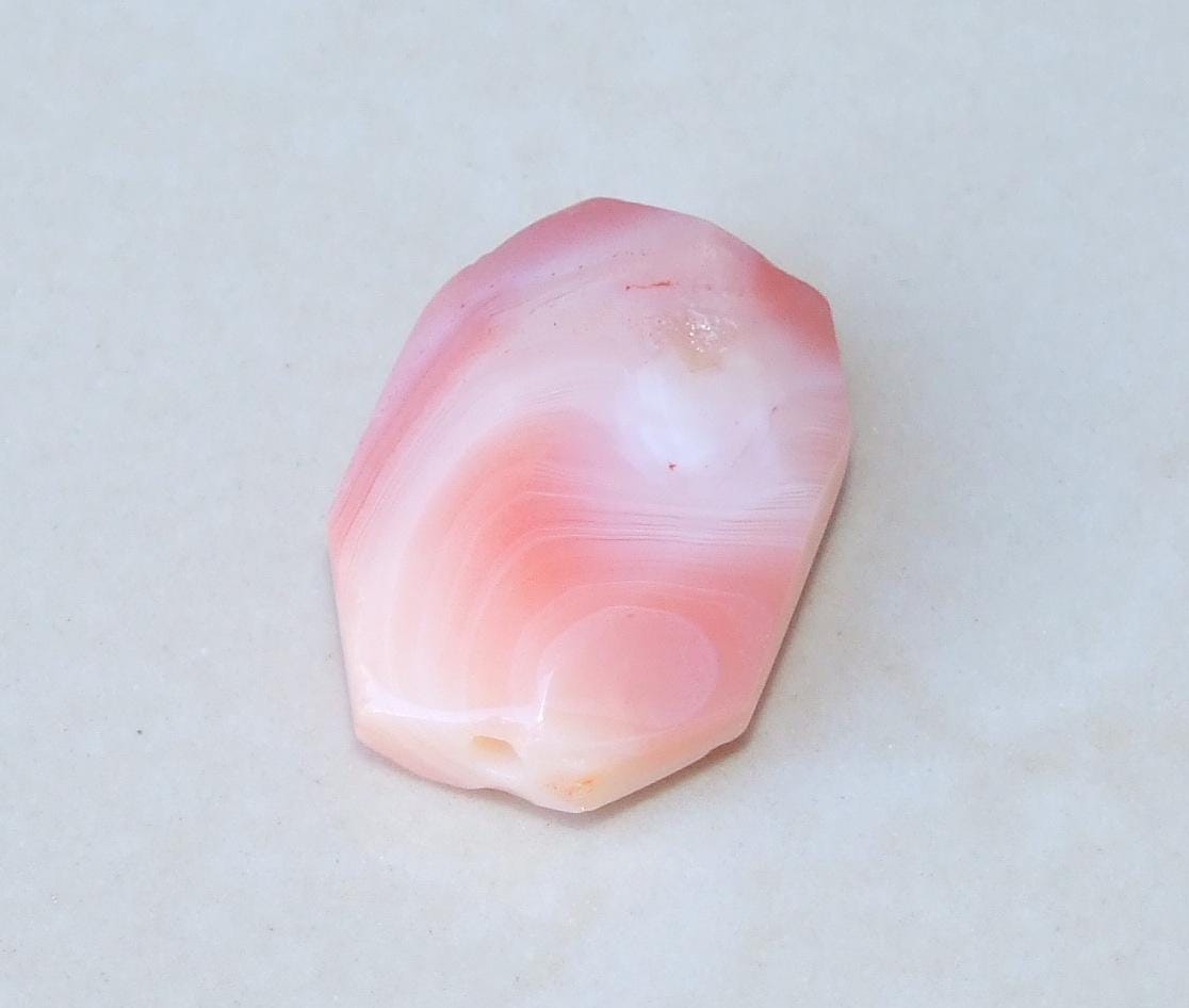Tree Jasper Stone, Natural Stone Beads, Tree Jasper Beads, Gemstone Beads - Pendant, Emerald Cut - Center Drilled, Boho - 25mm x 35mm - 2043 - EDGBeadsandGems