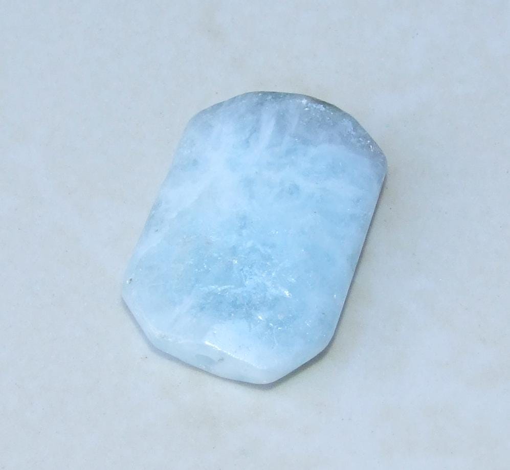 Tree Jasper Stone, Natural Stone Beads, Tree Jasper Beads, Gemstone Beads - Pendant, Emerald Cut - Center Drilled, Boho - 26mm x 36mm - 2038 - EDGBeadsandGems