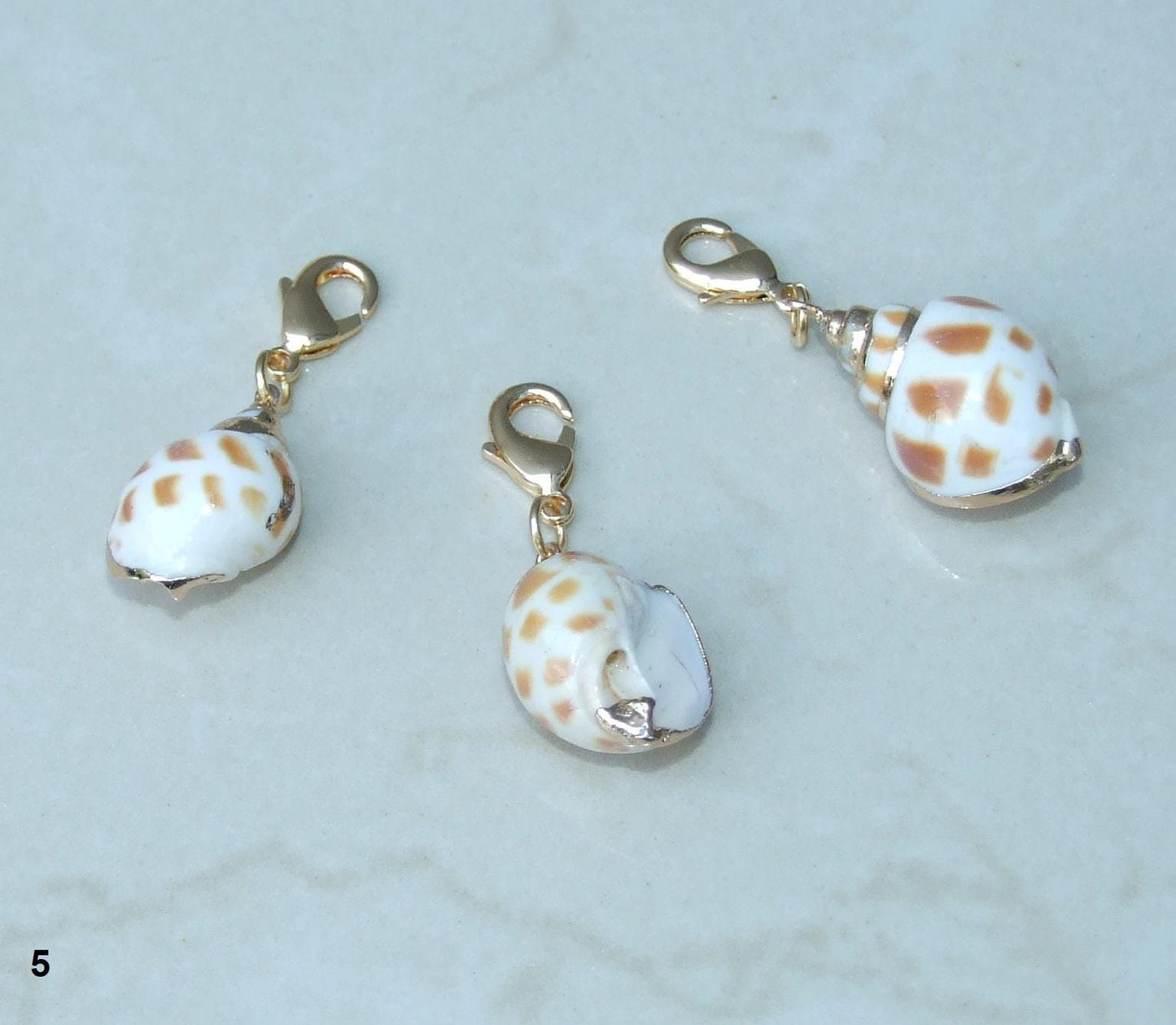 Natural Babylonia Areolata Spiral Seashell Pendant, Shell Bead, Seashell, Shell Pendant, Gold Edge, Natural Shell, Boho Beach, 20-35mm 36-04 - EDGBeadsandGems