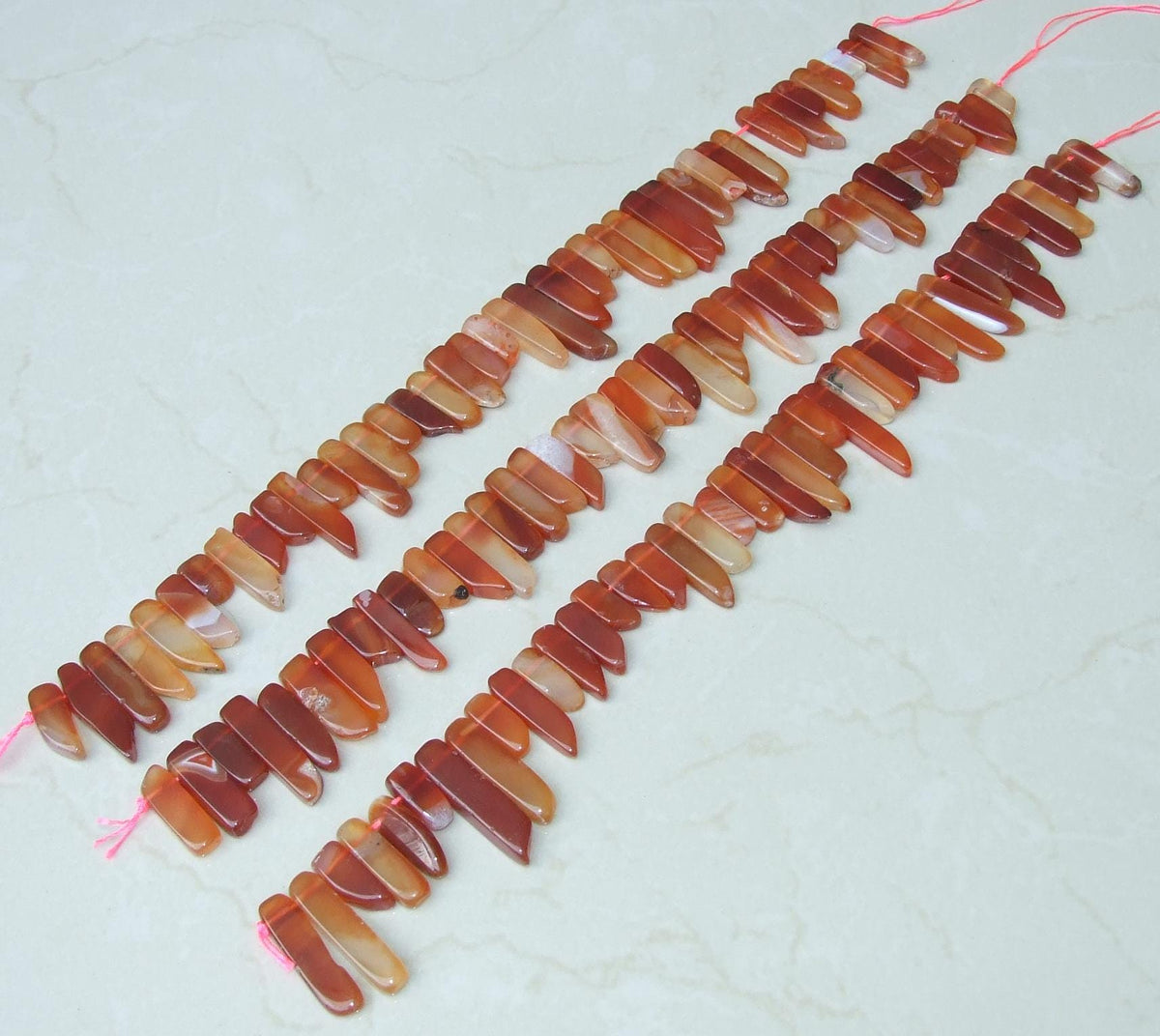 Carnelian Slice, Carnelian Beads, Carnelian Slice, Natural Gemstone Slice Beads, Carnelian Jewelry, Half Strand - 20mm to 40+mm - EDGBeadsandGems