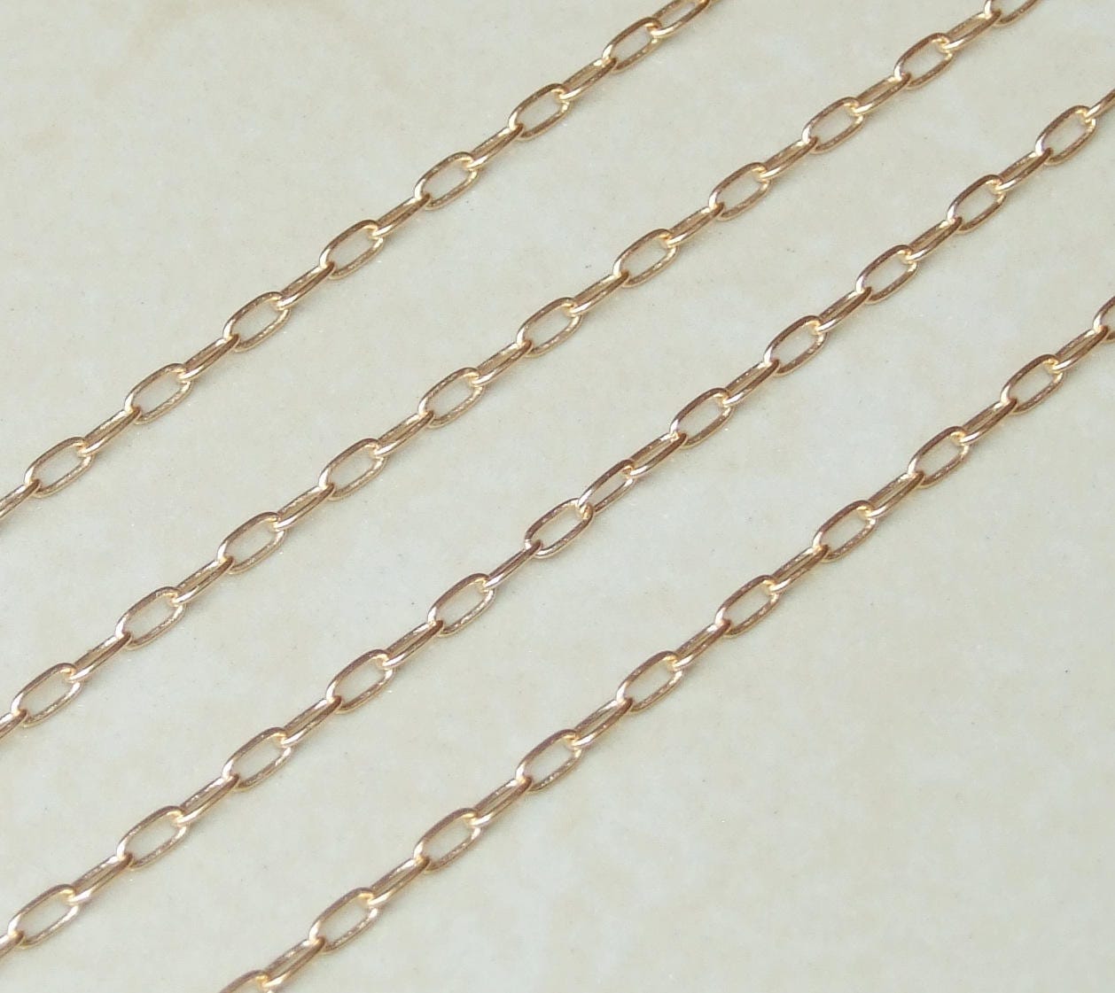 Paper Clip Chain, Oval C Link Cable Chain, Flat Cable Chain, Jewelry Chain, Necklace Chain, Gold Plated Chain, Body Chain, Bulk Chain, LG-NF