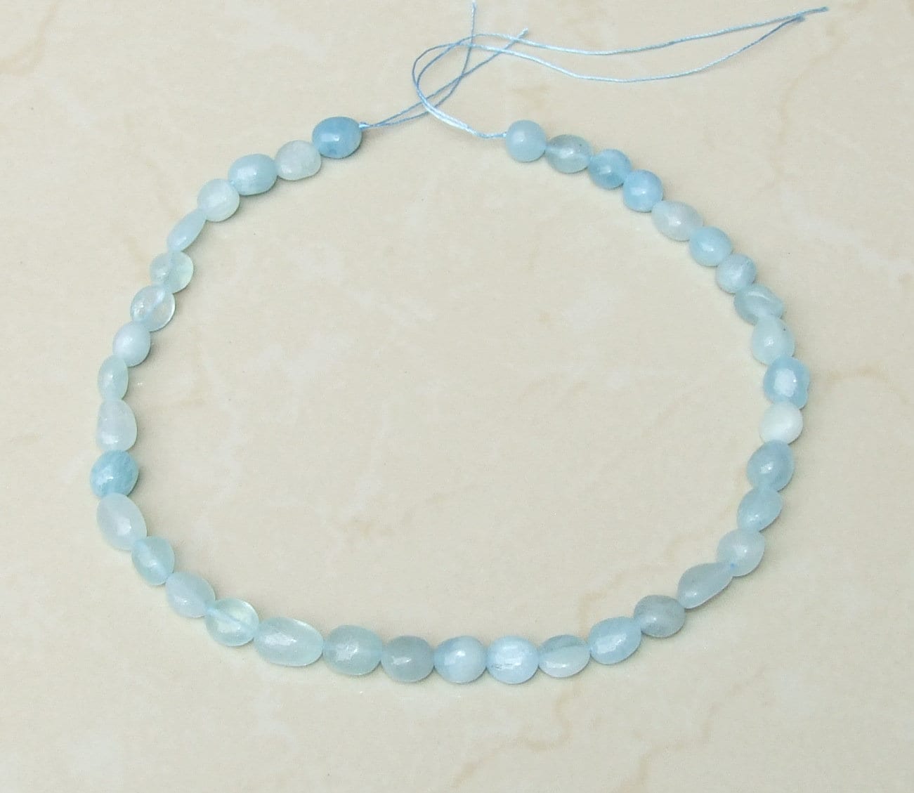 Aquamarine Beads, Gemstone Beads, Aquamarine  Nuggets, Natural Aquamarine, Polished Aquamarine, Natural Gemstones, Full Strand - 10mm - 12mm