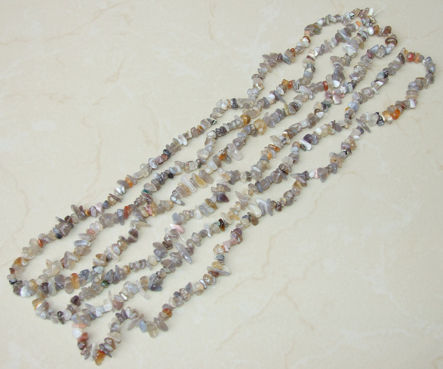 Small Agate Chips, Polished Agate, Agate Beads, Gemstone Beads, Jewelry Stones, Natural Agate, 31.5" Strand,  4mm - 10mm