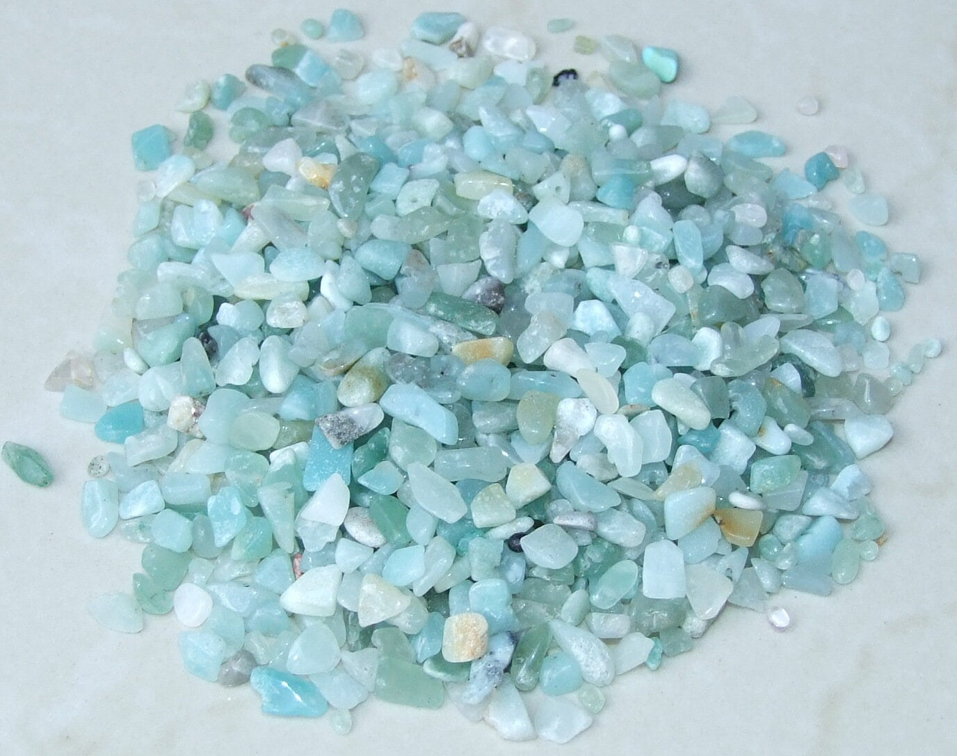 Tiny Polished Gemstone Chips, Small Natural Quartz Crystal Chips, Undrilled Gemstone Beads, Loose Bulk Jewelry Stones, 1.5 oz, 2mm to 7mm