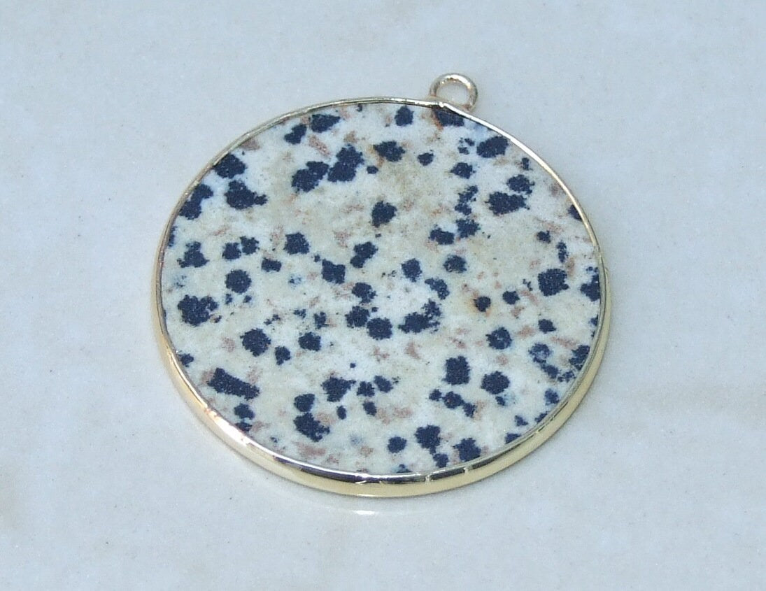 Dalmatian Jasper Pendant