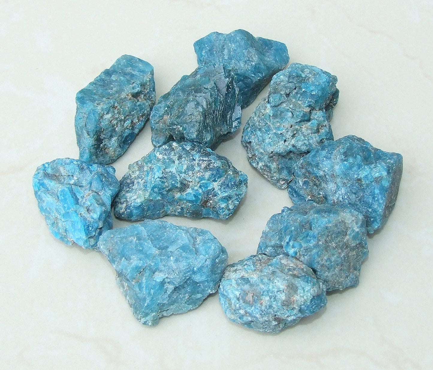 Raw Rough Blue Apatite Stone Rock Chunk